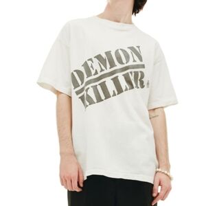 Saint Michael White 'Demon Killer' T-Shirt